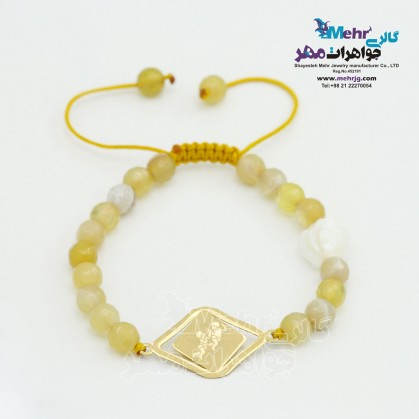 Gold and stone bracelets - Cheminucos-SB0981